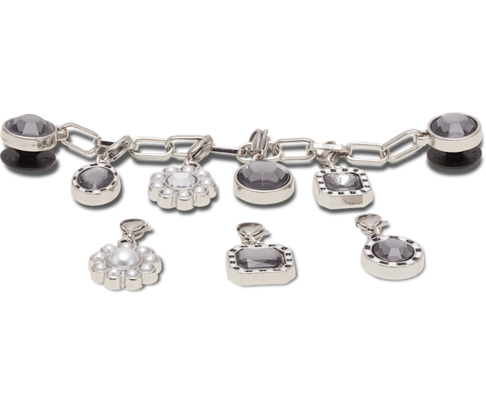  Silver Adjustable Charm Chain - charms on shoes - Jibbitz