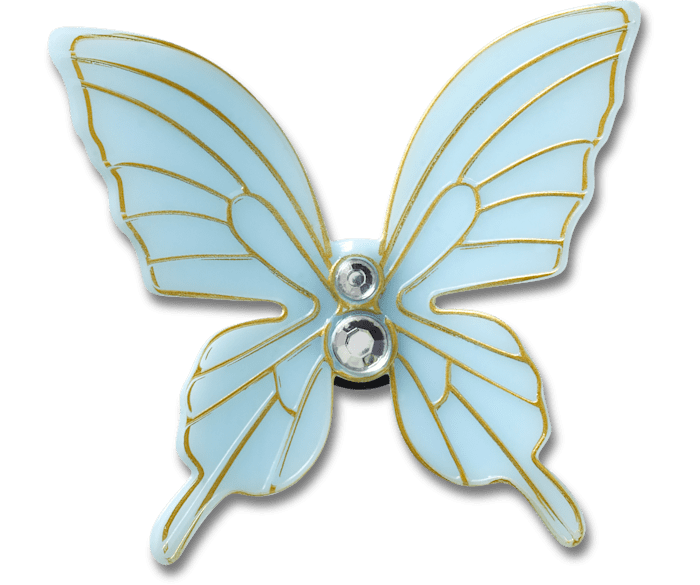  Magical Blue Butterfly - charm view - Jibbitz