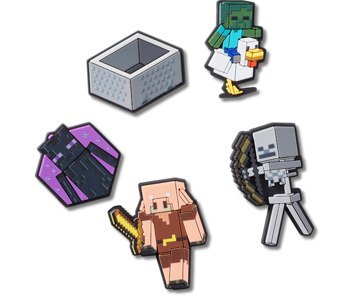  Minecraft 5 Pack - charm view - Jibbitz