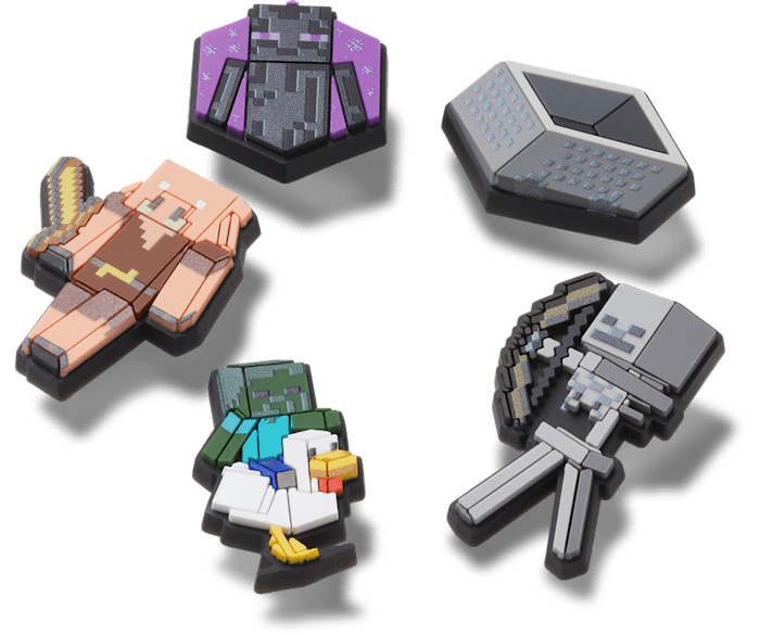  Minecraft 5 Pack - charms on shoes - Jibbitz