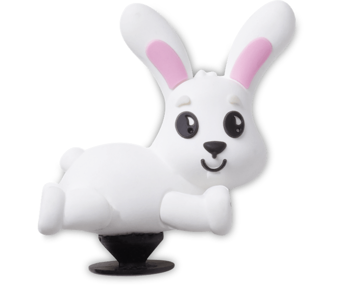  Lapin bondissant 3D - Angle personnalisé - Jibbitz
