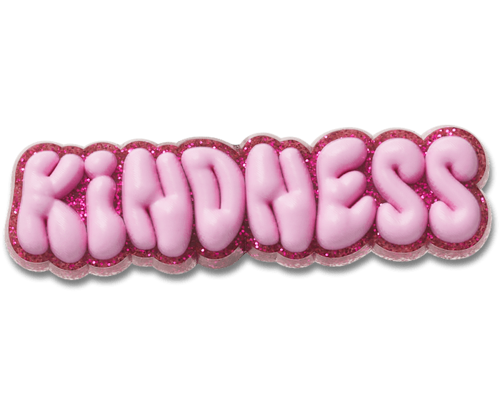  Pink Kindness - charm view - Jibbitz