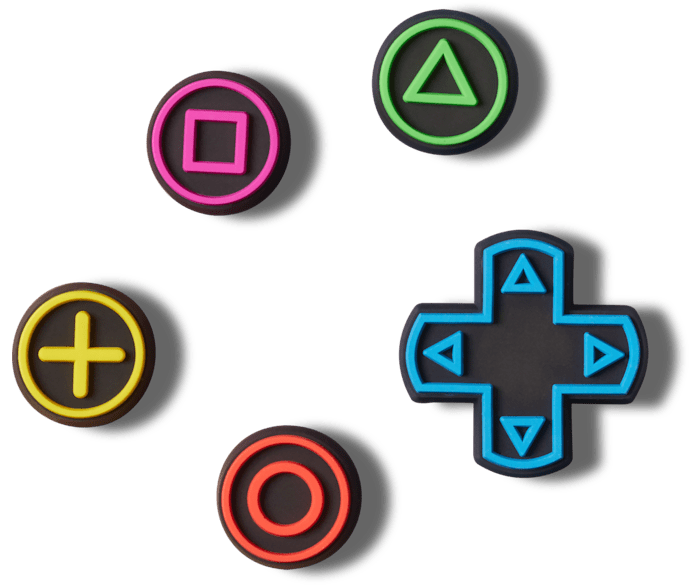  Game Controller 5 Pack - charm view - Jibbitz