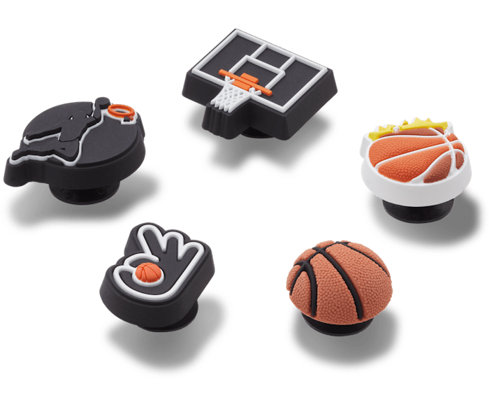  Basketball Team 5 Pack - charms on shoes - Jibbitz