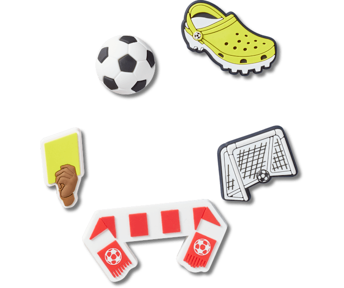  Soccer Team 5 Pack - charm view - Jibbitz