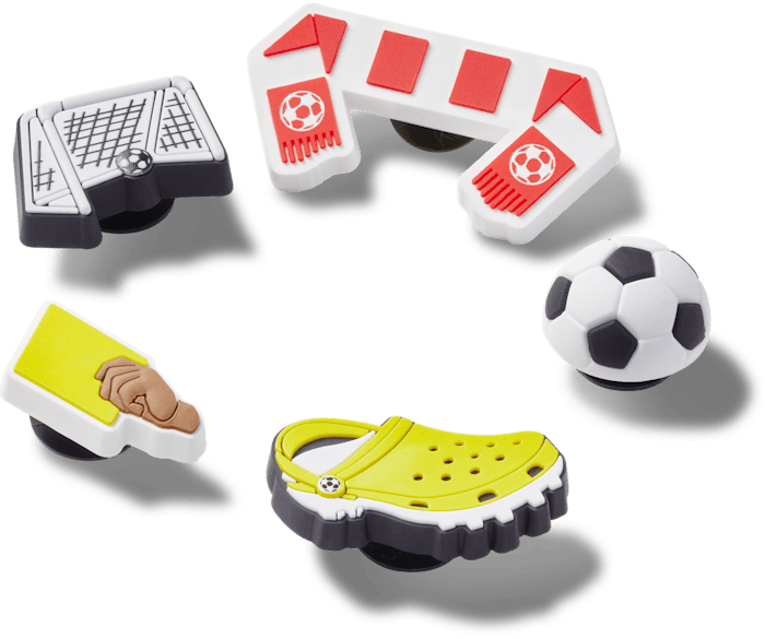  Soccer Team 5 Pack - charms on shoes - Jibbitz