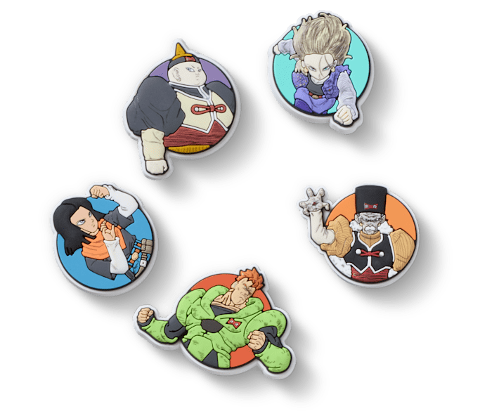  Dragon Ball Z 5 Pack - vue accessoire - Jibbitz
