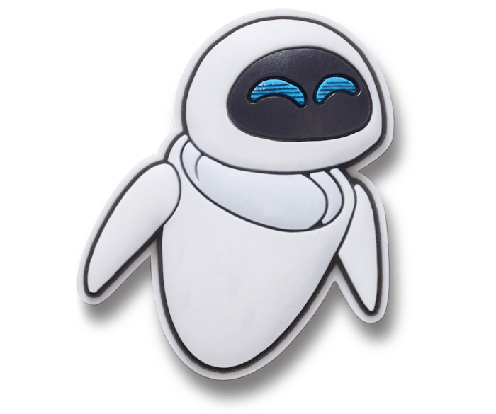 Jibbitz Pixar Wall-e Eve In White