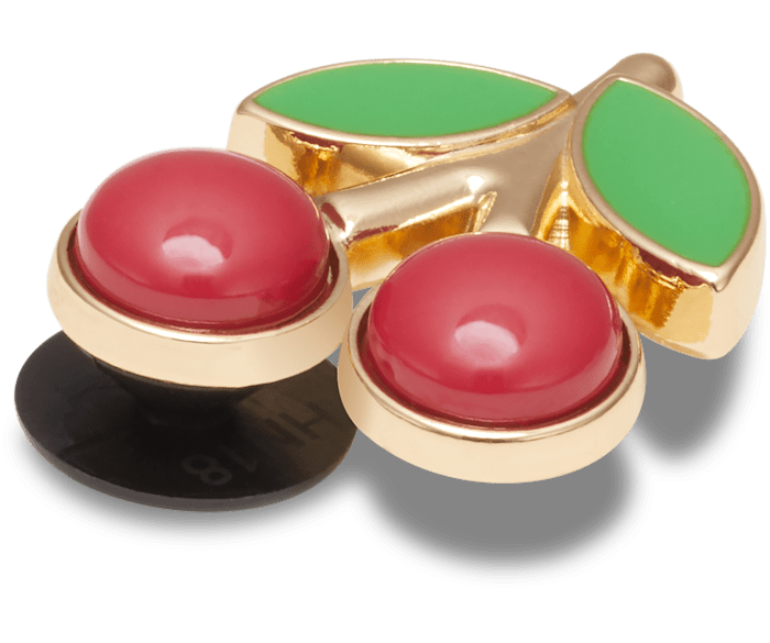  Tiny Cherries - charms on shoes - Jibbitz