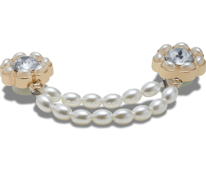  Double Silver Jewel Chain - charms on shoes - Jibbitz