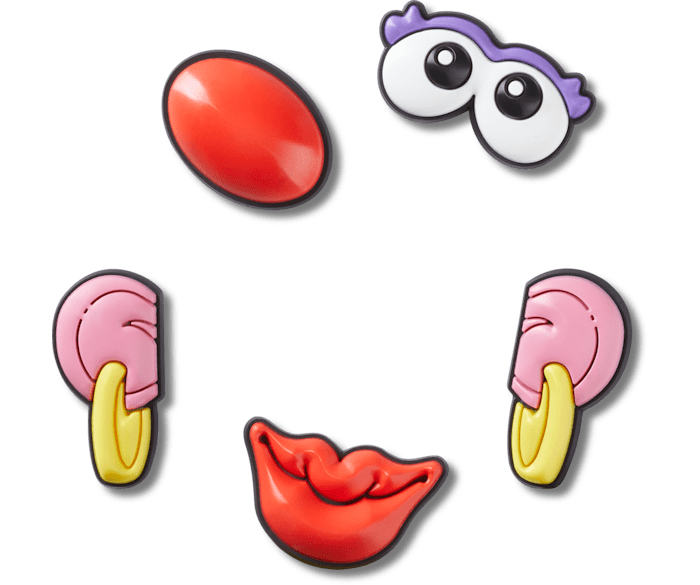  Mrs Potato Head 5 Pck - charm view - Jibbitz