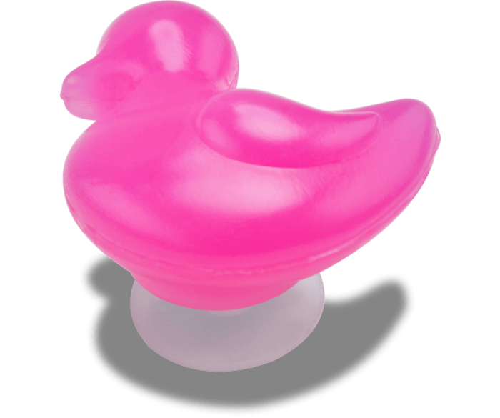  Squish Filled Pink Ducky - charms on shoes - Jibbitz