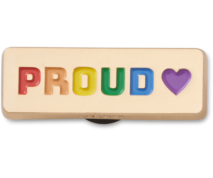  Pride Proud Tag - charm view - Jibbitz