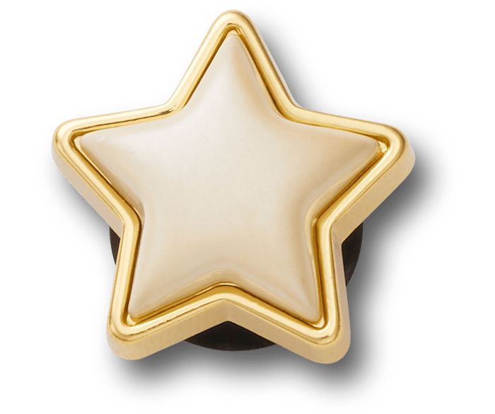  Pretty Gold Star - charm view - Jibbitz