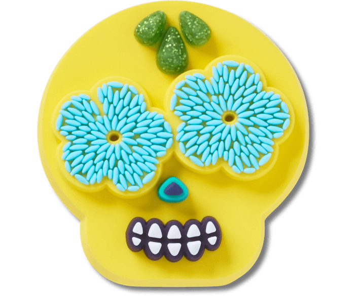 Jibbitz Dia De Los Muertos Skull 1 In Multi