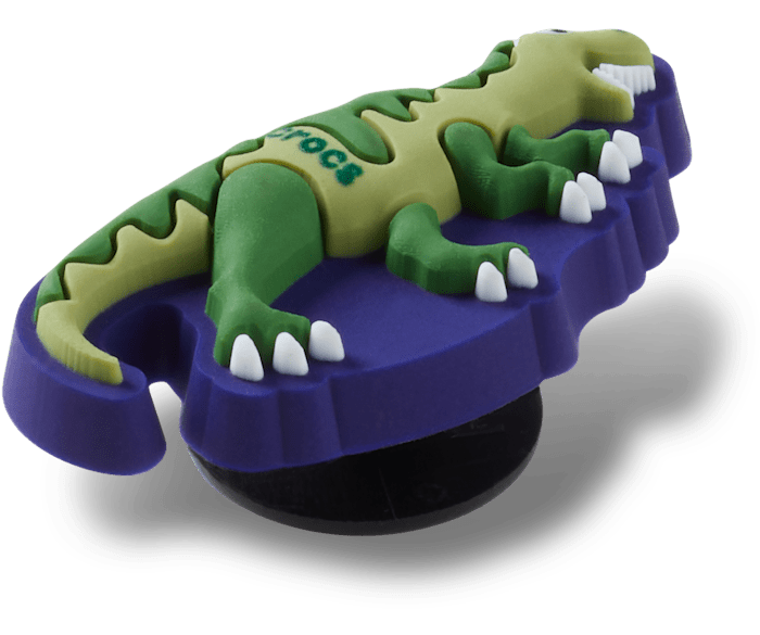  Tiny Green Dinosaur - charms on shoes - Jibbitz