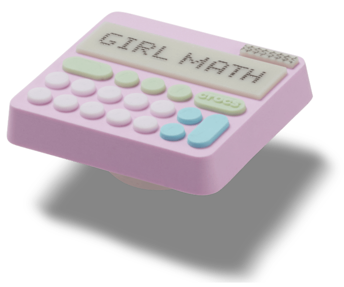  Girl Math - charms on shoes - Jibbitz