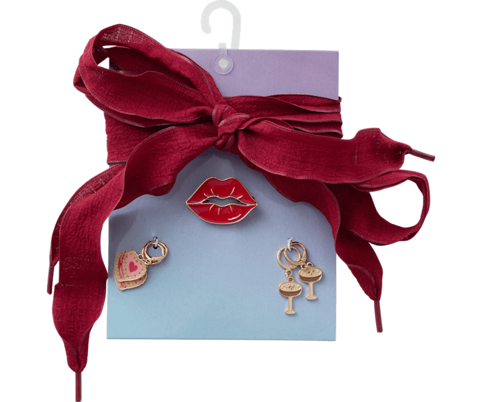  Laces and Lips Charm Kit - charms on shoes - Jibbitz
