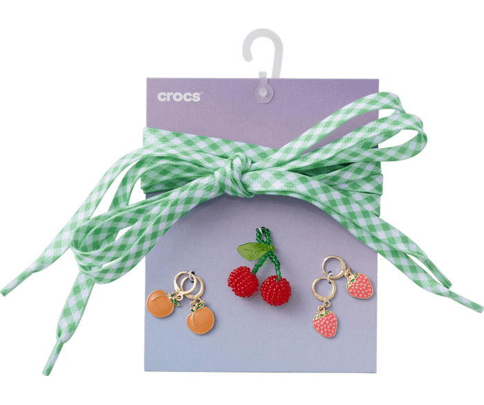  Ensemble de breloques lacets et fruits frais - Accessoires sur chaussure - Jibbitz