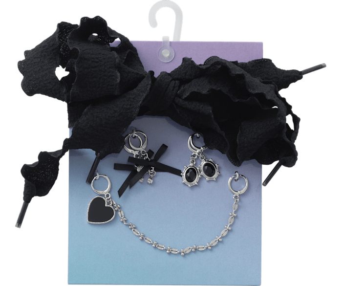  Laces and Dainty Bow Charm Kit - charms on shoes - Jibbitz