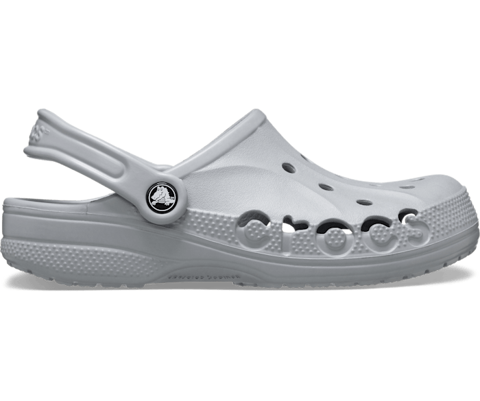 Light Grey Baya Clog - Side - Crocs