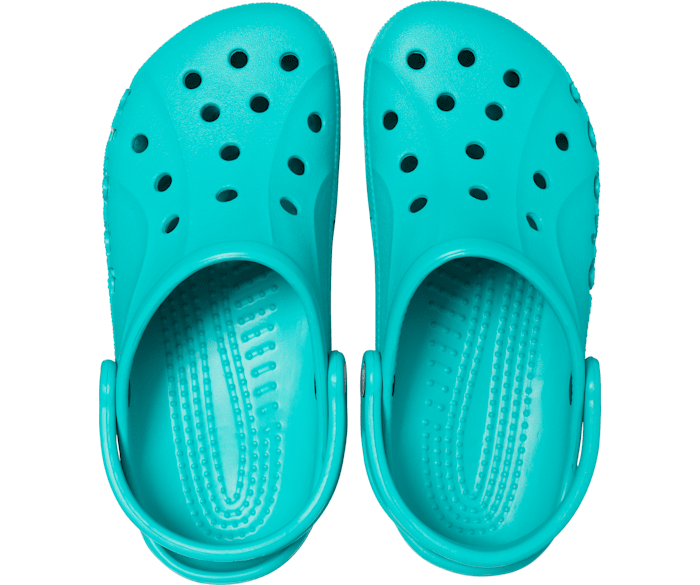 Tropical Teal Baya Clog - Custom Angle - Crocs