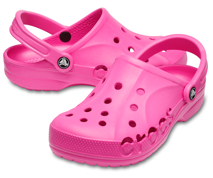 Neon Magenta Baya Clog - Pair - Crocs
