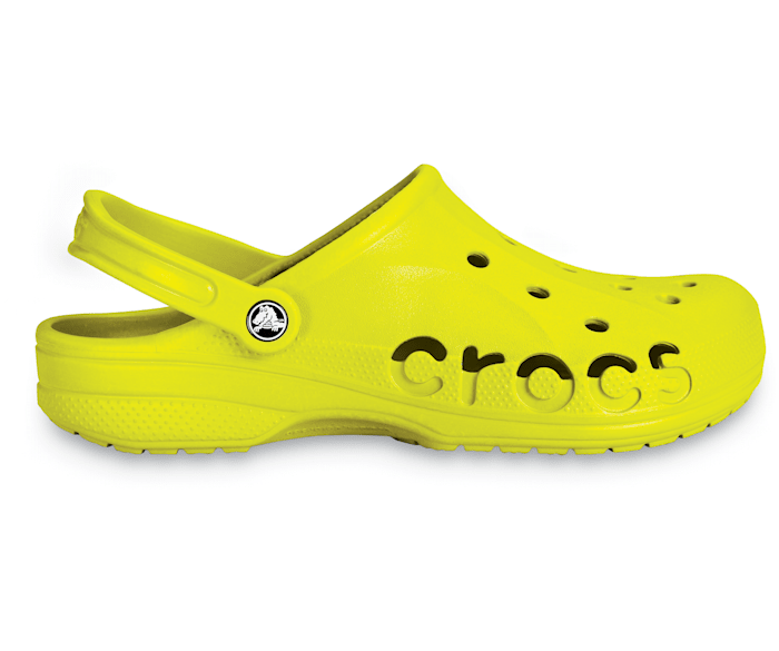 Yellow Baya Clog - Side - Crocs