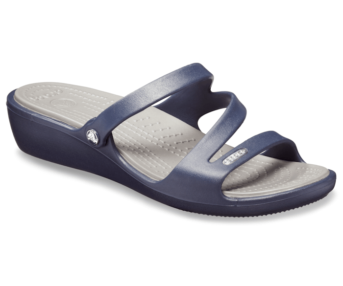 Ladies Branded Crocs Slip On Fit Backless Croslite Patricia Sandals Footwear 