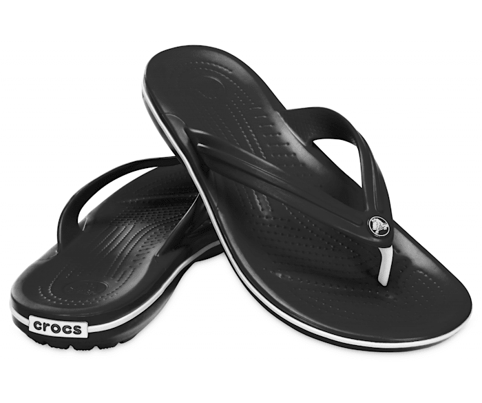 Crocs CROCBAND FLIP Mens/Unisex Womens Soft Summer Wide Toe Post Flip Flops Navy 