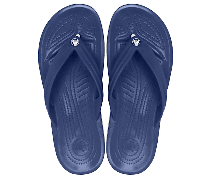 Crocs Crocband Flip Sandale Zehentrenner Badelatschen Pantoletten grey 11033-00J 