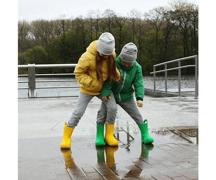 Crocs Kids Handle It Rain Boot - Grass Green