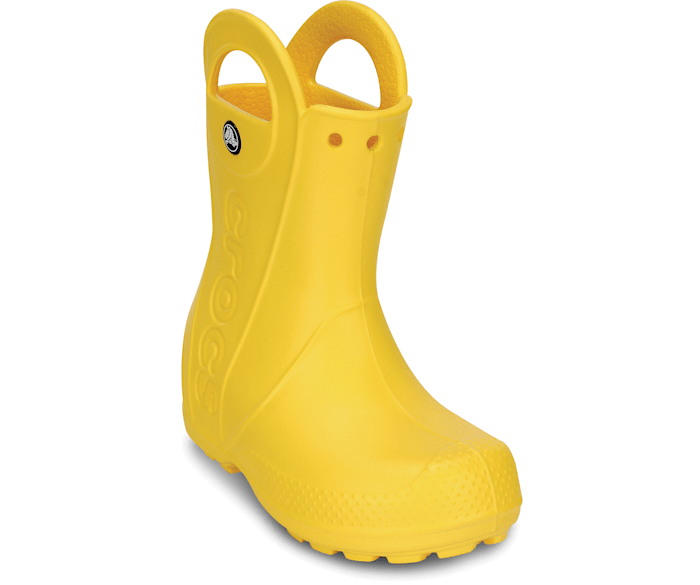 yellow croc boots
