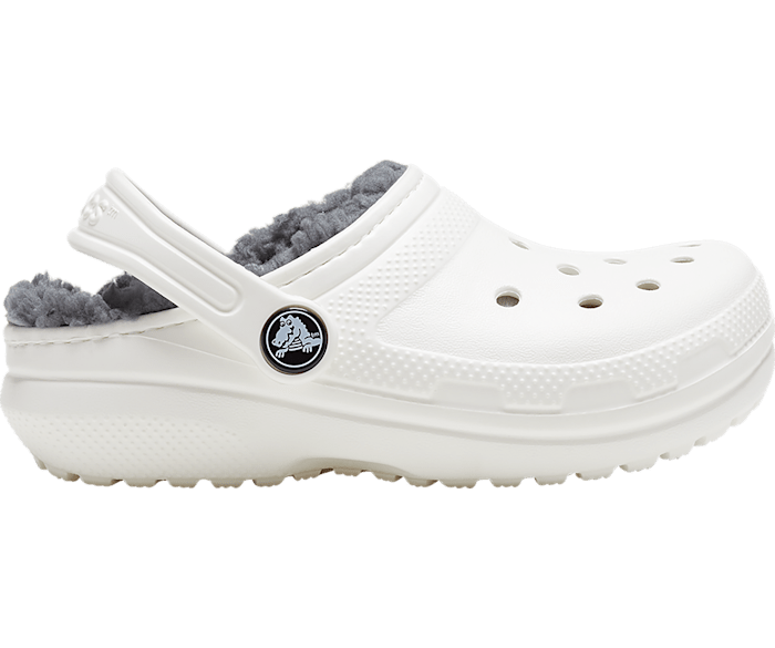 fuzzy white crocs women's