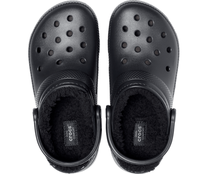 Crocs Womens Classic Lined Clog Warm and Fuzzy Slippers