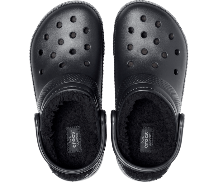 Crocs Black Classic Lined Clog