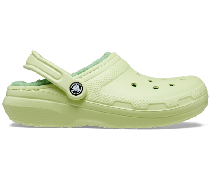 yellow lined crocs