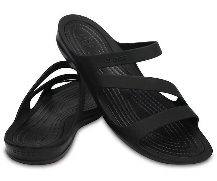 Crocs Swiftwater Webbing Womens Sandals Ladies Beach Summer Shoes 