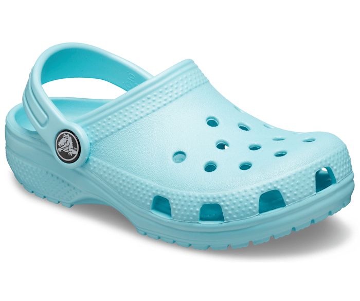 Kids teal crocs clearance