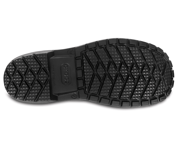 Black/Black crocs Men's Allcast Duck Shoe 
