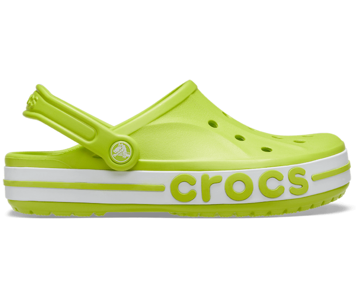 Lime Punch / White Bayaband Clog - Side - Crocs