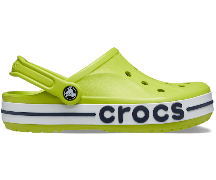 Lime Punch / Navy Bayaband Clog - Side - Crocs