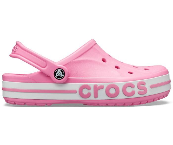 Pink Lemonade / White Bayaband Clog - Side - Crocs