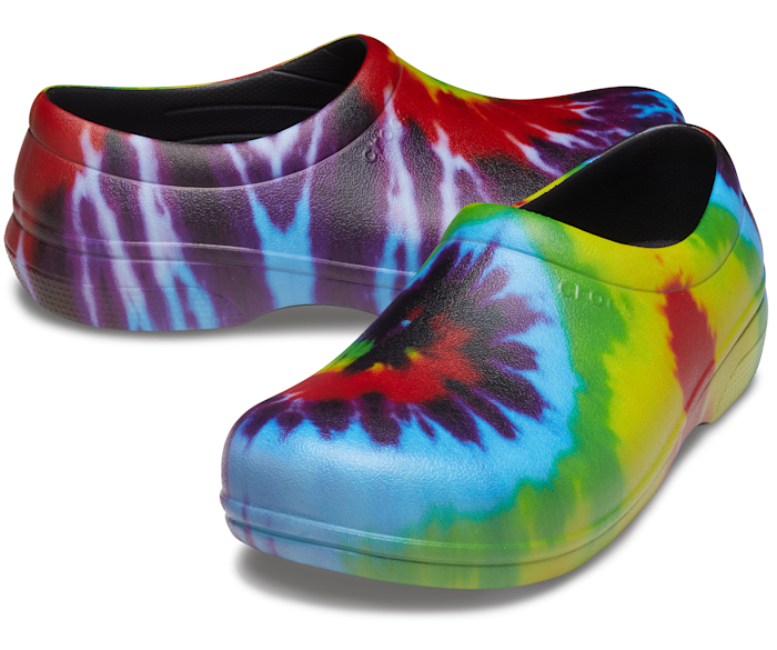 crocs on the clock clog