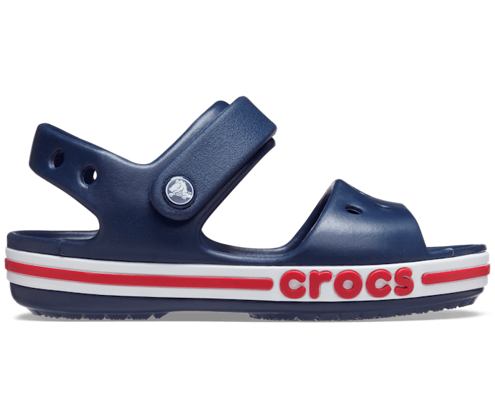 Crocs bayaband toddler girls & boys water friendly flip flops blue color size 8 