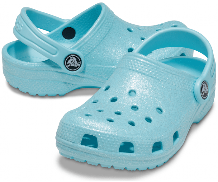 Kids Classic Glitter Clog Crocs