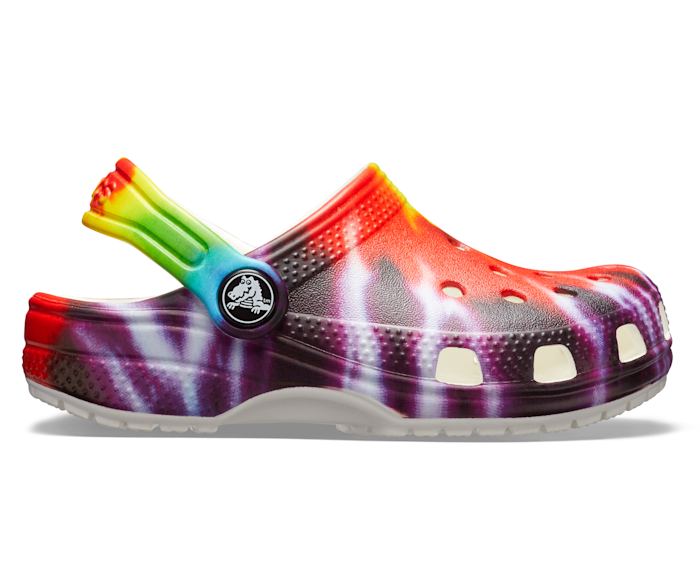 Tie dye crocs juniors Clearance