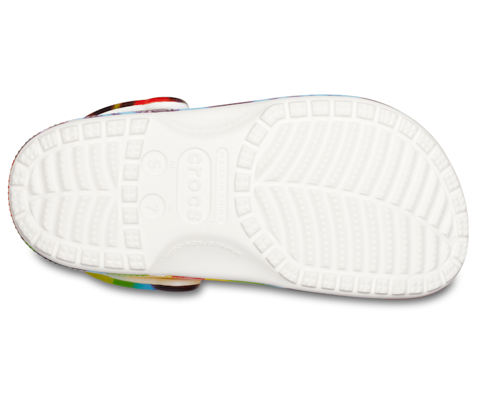 訳ありセール 送料無料 Crocs クロックス クラシック タイ ダイ グラフィック クロッグ ユニセックス サイズ M8 26cm カラー オレンジジンク マルチ 5453 b Classic Tie Dye Graphic Clog Syp Com Pe