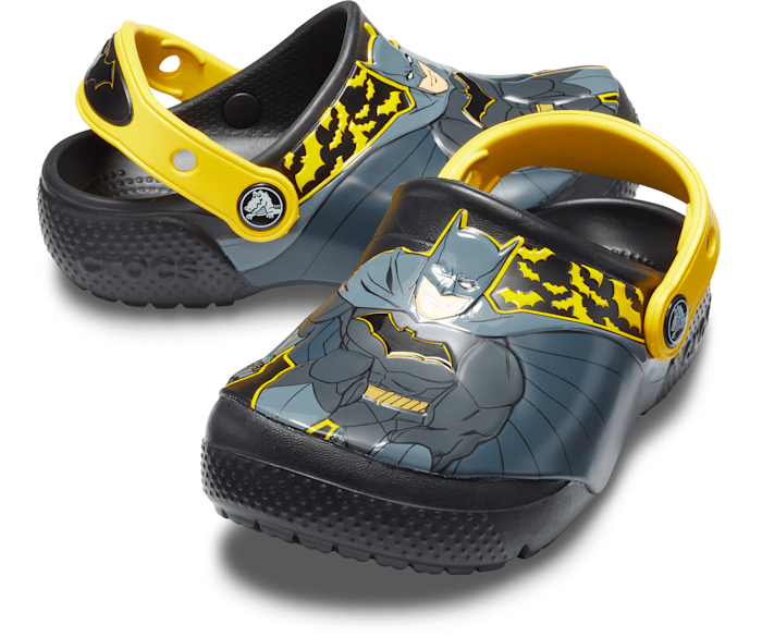Kids Crocs Fun Lab Iconic Batman Clog Crocs