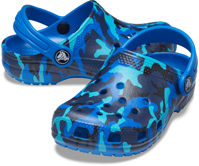 crocs printed clogs